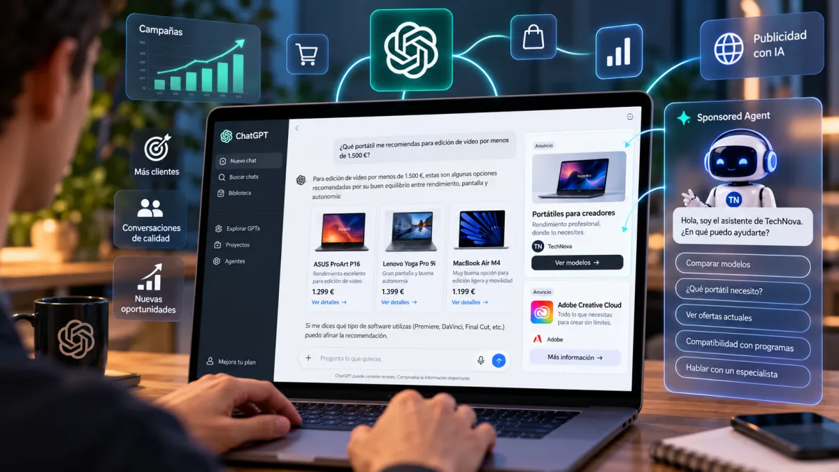 ChatGPT Ads y Sponsored Agents: así quiere OpenAI transformar la publicidad online