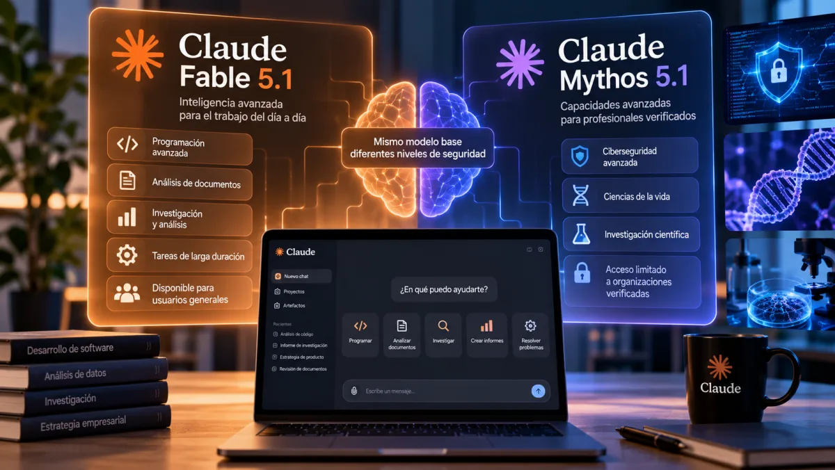 Claude Fable 5.1 y Mythos 5.1: qué son y para qué sirven